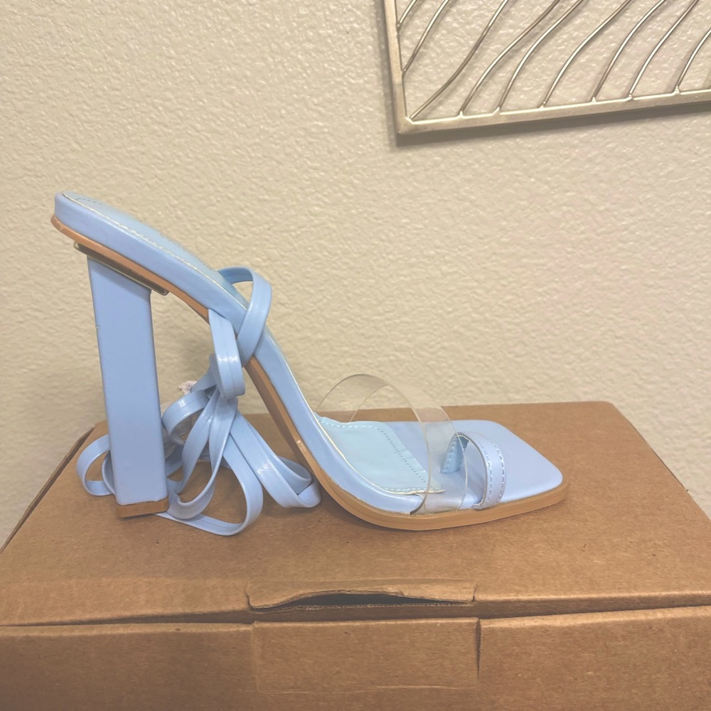 Blue heels